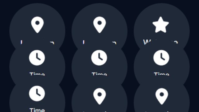 The nine city badges