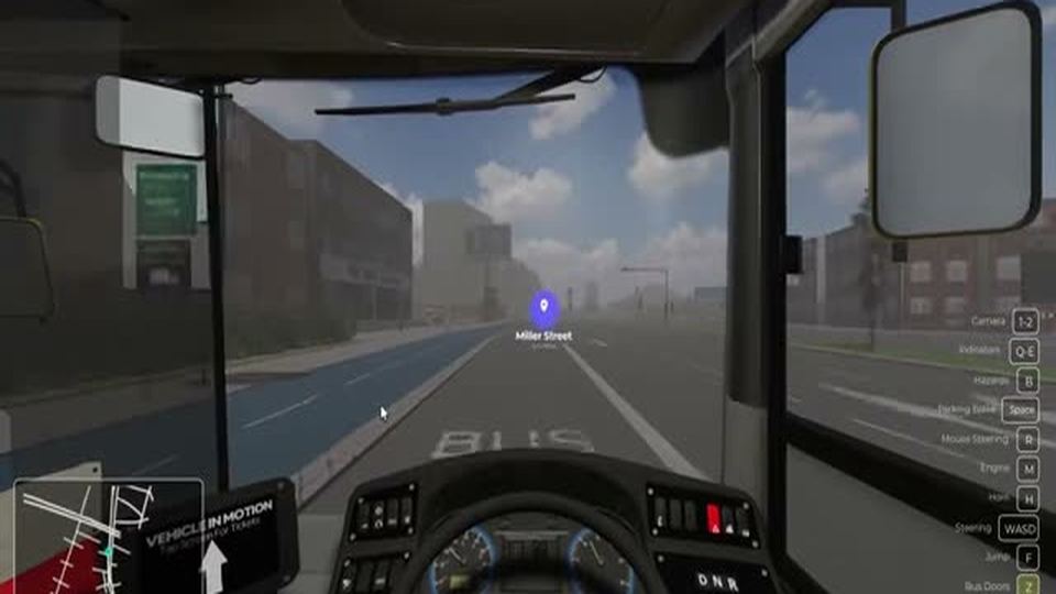 Miller Street from the cab